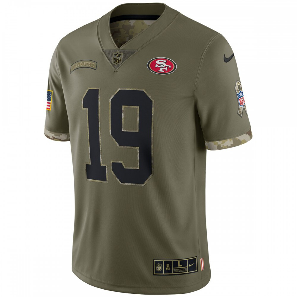 Deebo Samuel San Francisco 49ers Nike 2022 Salute To Service Limited Jersey - Olive-GridironStore